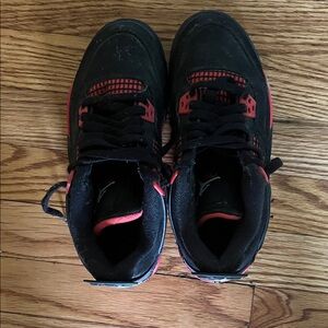 Black and Red Men's Basketball Sneakers